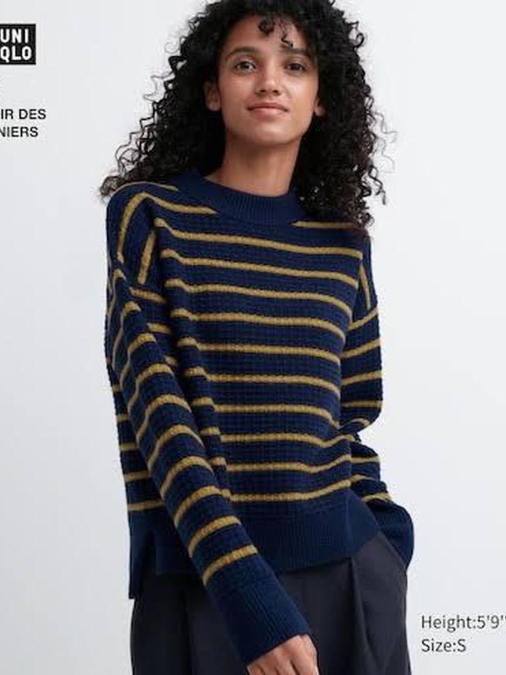 UNIQLO x COMPTOIR DES COTONNIERS
Premium Lambswool Striped Jumper